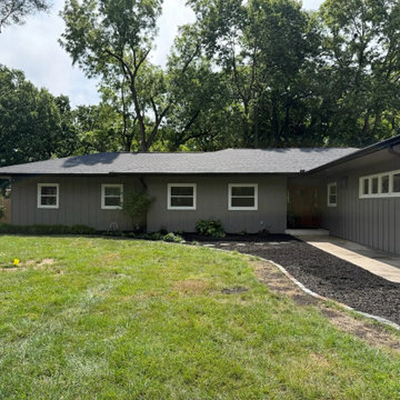 Exterior Home Remodel & Garage Renovation – Liberty, MO