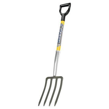 Mintcraft 33259 Spading Fork With Fiberglass Handle, 4 Tines, 30" Handle
