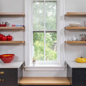 Spruce Hill, Philadelphia: Matte & Modern Black Kitchen Renovation