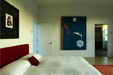 Elegant bedroom photo in Los Angeles