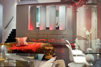 Living room - contemporary living room idea in San Francisco