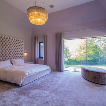 Luxury Bedroom with Curtains and Blackout Blinds