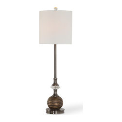 FIND - 33" Traditional Bronze Bronze Table Lamp - Table Lamps