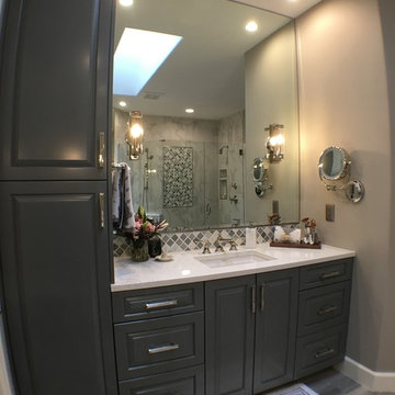 Navigating an awkward bathroom layout
