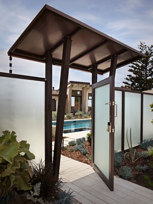 Frosted Glass Fence Houzz