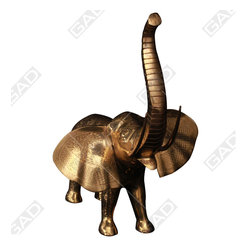 ELEPHANT JASMINE GOLD POLISHED - Home Accessories & Decor