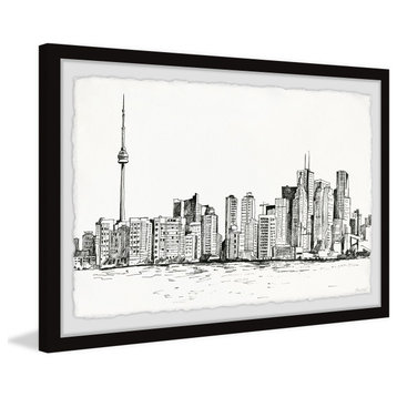 "Towering CN Tower" Framed Painting Print, 45x30