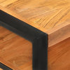 Vidaxl Coffee Table 47.2"x23.6"x15.7" Solid Acacia Wood