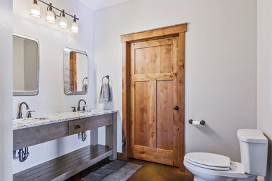 Mountain style bathroom photo in Minneapolis