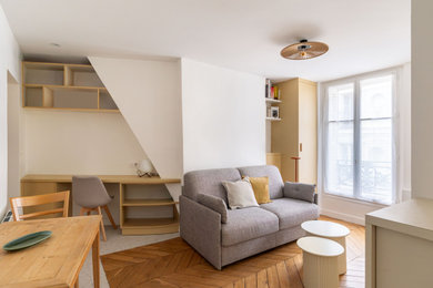 Exemple d'un salon tendance.