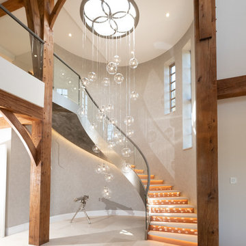 Spiral and Helical staircase, new build, Bristol
