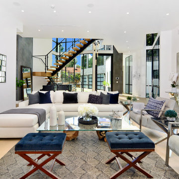 A custom home in Tarzana