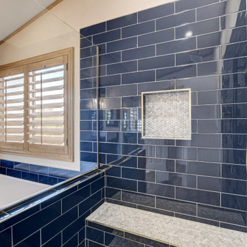 Trendy Green Valley Master Bathroom