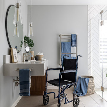 Modern Aging in Place ADA Bathroom