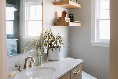 Transitional bathroom photo in Other