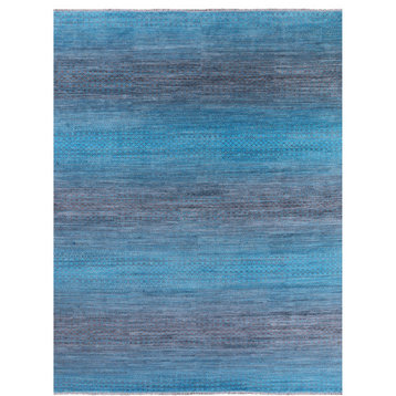 10' 0" X 14' 0" Savannah Grass Handmade Wool Rug - Q13415