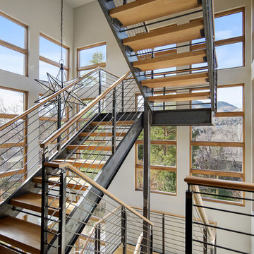 New Golden Colorado Home on sloping lot