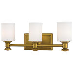 Minka Lavery - 3-Light Bath, Liberty Gold With Etched Opal Glass - Number of Bulbs: 3