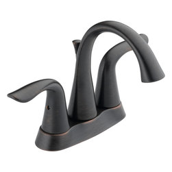 Delta Lahara&reg; Two Handle Centerset Lavatory Faucet - Bathroom Sink Faucets