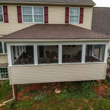 Screened Porch Renovation on Existing Deck