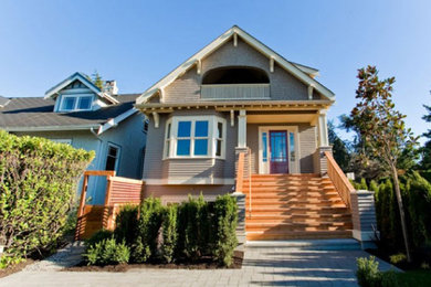 Inspiration for a timeless exterior home remodel in Vancouver