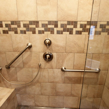 Barrier Free Walk-in Shower with Free Standing Tub ~ Medina, OH