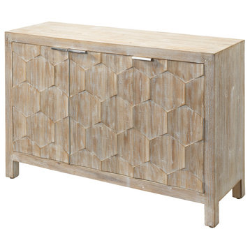Juniper Three-Door Wood Cabinet
