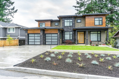 Inspiration for a timeless exterior home remodel in Vancouver