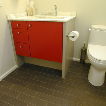Mid-Century Modern Energy STAR Home Bathrooms