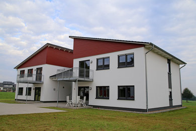Neubau Mehrfamilienhaus (Flüchtlingsheim) in wohngesunder Holzbauweise
