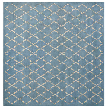 Safavieh Chatham Collection CHT930 Rug, Blue Grey, 4' Square