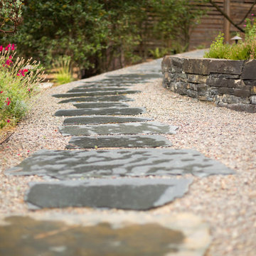 Wet Flagstone After a Rainstorm