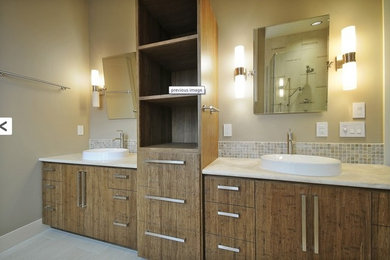 Bathroom - modern bathroom idea in Austin