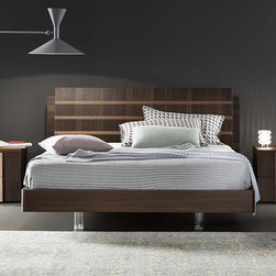 Tratto Italian Platform Bed by Rossetto - $1,975.00 - Bedroom Furniture Sets