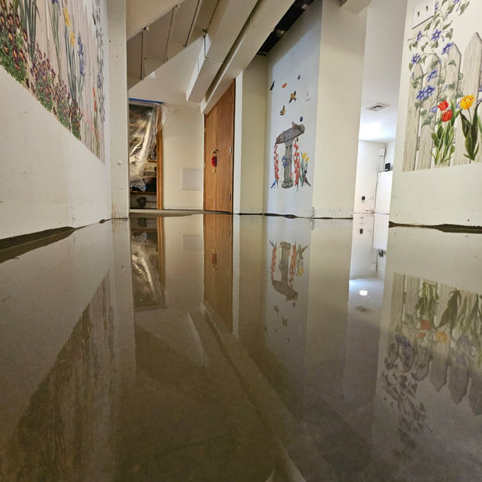 concrete basement leveling picture - Maywood new jersey
