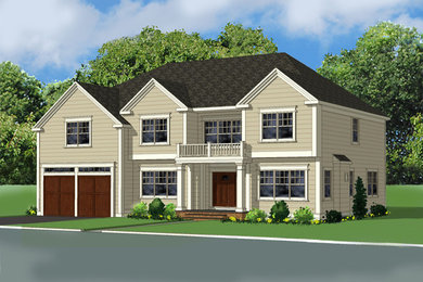 New construction rendering from plans "Rockwood"