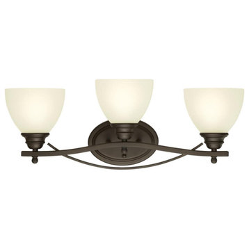 Westinghouse 6303400 Elvaston 24"W 3 Light Bathroom Vanity Light - Oil Rubbed