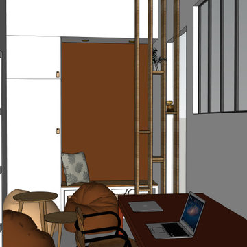 UN BUREAU AUX DIMENSIONS RESTREINTES