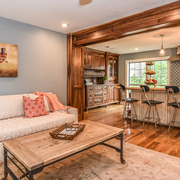 Houston Kitchen Redesign - Transitional Style With Antiques