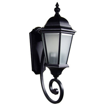 Brielle Exterior Lighting Wall Mount - Black, Large