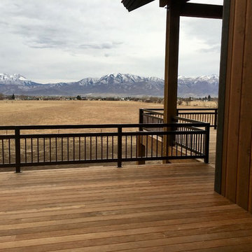 Ridgeline - Vertical Exterior Railings & Hand-finished Balusters