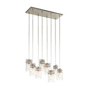 Kichler Brinley Farmhouse Linear Pendant in Brushed Nickel
