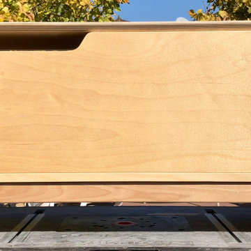 Birch Storage Bench