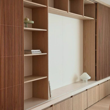 Japandi Minimalist Dining Space | Custom Furniture & Millwork