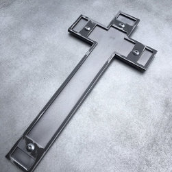 Metal artwork cross - Sculptures