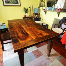 Reclaimed Wood Harvest Tables - Products