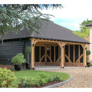 Two Bay Timber Framed Garage