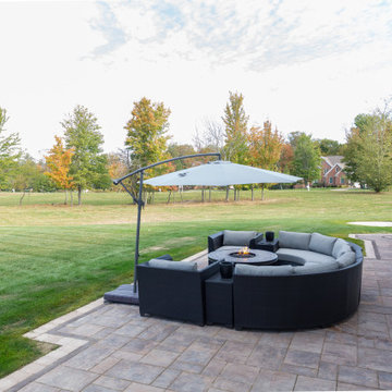 3 Season Room with AZEK Deck and Unilock Paver Patio