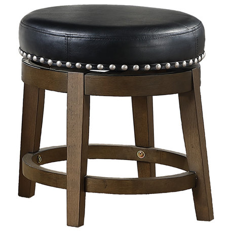 Josie 18" Round Swivel Stool, set of 2