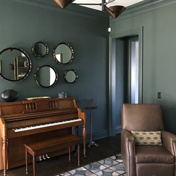 Moody Music Room Makeover | In Progress